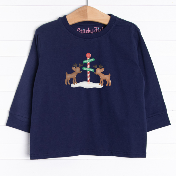 North Pole Paradise Long Sleeve Graphic Tee