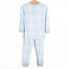 Pajama Plaid Bamboo Pajama Set, Blue