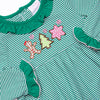 Christmas Eve Cookies Applique Dress, Green