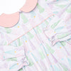 Pastel Pines Smocked Legging Set, Pink