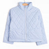 Quilted Coat, Blue