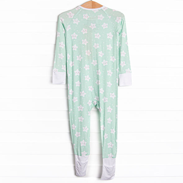 Goodnight Star Bamboo Zippy Pajama, Green