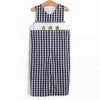 Fall Pickins Smocked Long Jon Jon, Navy