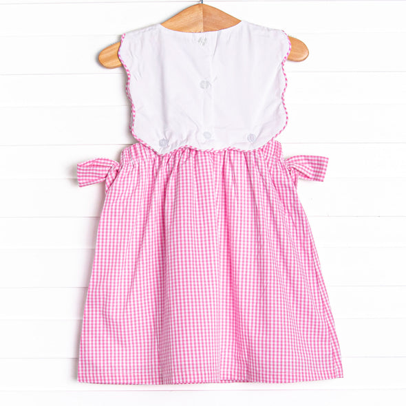 Prep and Polish Applique Dress, Pink