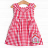 School's in Session Applique Dress, Red