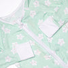 Goodnight Star Bamboo Zippy Pajama, Green