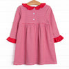 On the Tree Traditions Applique Dress, Red