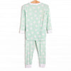 Goodnight Star Bamboo Pajama Set, Green