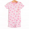 Sleepy Smiles Bamboo Pajama Short Set, Pink