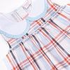 Patriotically Plaid Dress, Blue