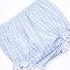 Rhythmic Routine Smocked Diaper Set, Blue