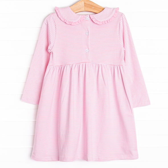 Lydia Pocket Dress, Pink Stripe