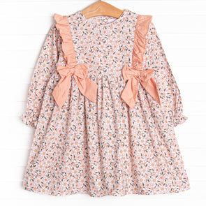 Berries and Bows Dress, Pink