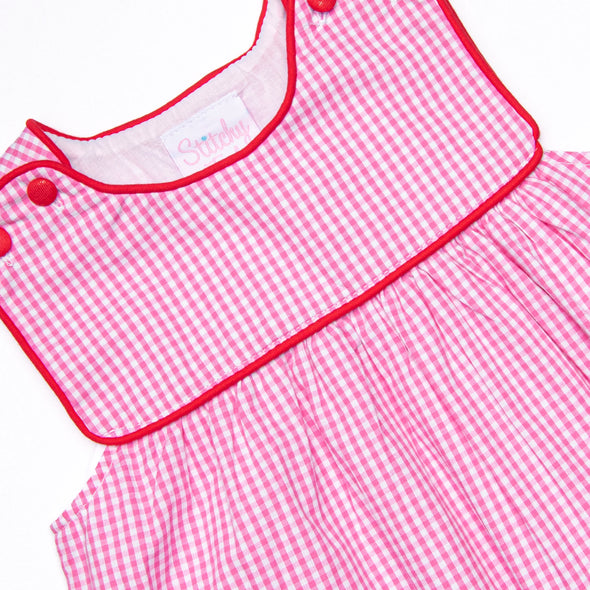 A+ Honor Roll Applique Dress, Pink