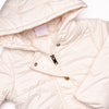 Hooded Puffer Coat, White