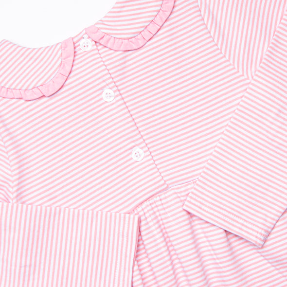 Lydia Pocket Dress, Pink Stripe