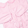 Lydia Romper, Pink Stripe