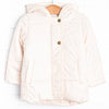 Hooded Puffer Coat, White