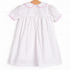 Gingerbread Gal Embroidered Dress, Pink