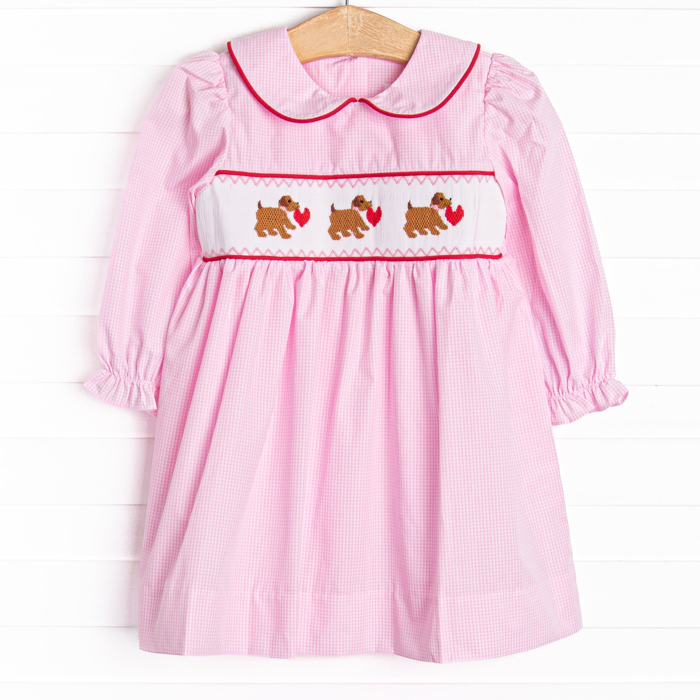 Valentine's day smocked on sale dress