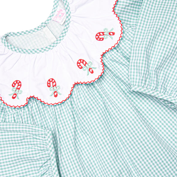 Sweet Sentiments Embroidered Dress, Green