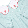 Sweet Sentiments Embroidered Diaper Set, Green