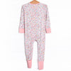 Sunset Florals Bamboo Zippy Pajama, Pink