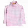 Rosie Turtleneck, Pink Gingham