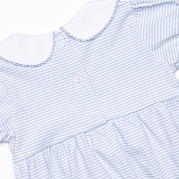 Erin Dress, Blue Stripe