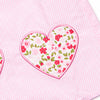 Going Steady Applique Dress, Pink