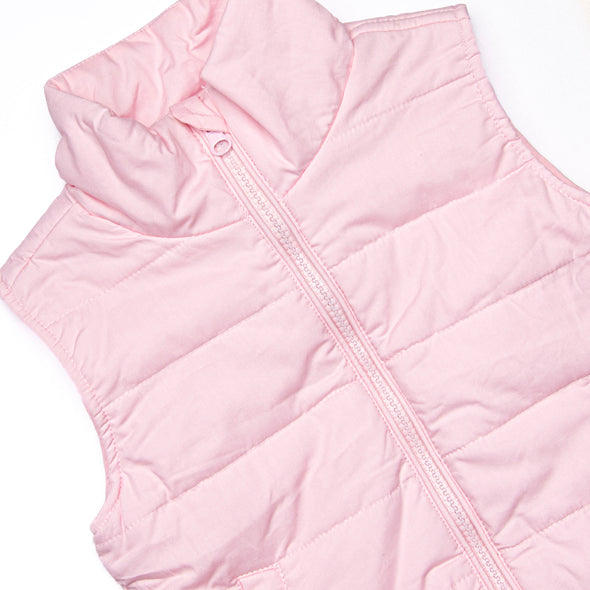 Vivian Quilted Vest, Pink