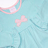 Ribbons and Bows Applique Legging Set, Mint