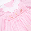 Pirouette Performance Smocked Bubble, Pink