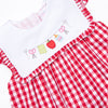 First Day Favorites Embroidered Dress, Red