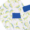 Dino Dudes Bamboo Pajama Set, Blue