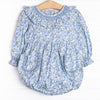 Primrose Proper Smocked Bubble, Blue