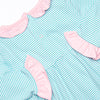 Ribbons and Bows Applique Ruffle Bubble, Mint