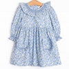 Primrose Proper Smocked Dress, Blue