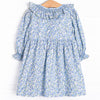 Primrose Proper Smocked Dress, Blue