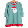 Checking It Twice Applique Dress, Red and Green