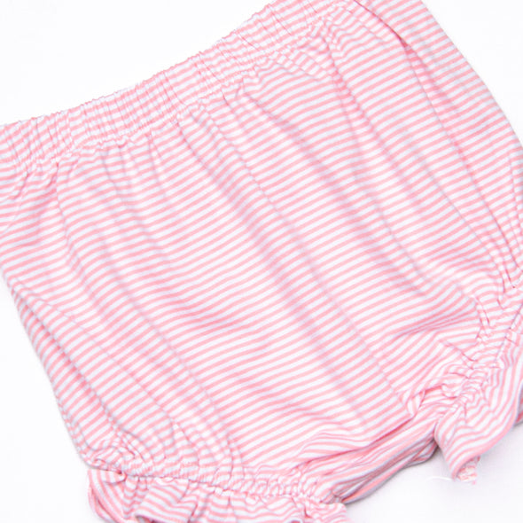 Saffron Stripes Diaper Set, Pink