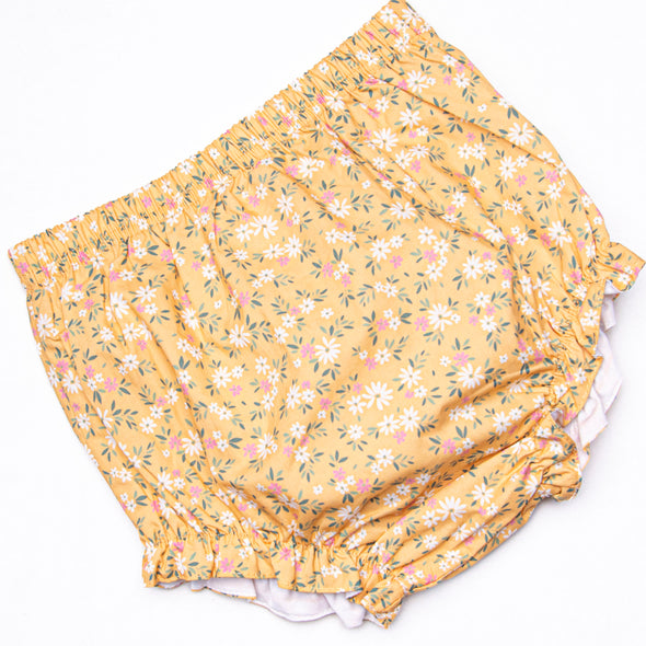 Macie Marigold Diaper Set, Yellow