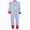 Sky Soaring Bamboo Zippy Pajama, Blue