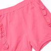 Poppy Ruffle Short Set, Pink Stripe