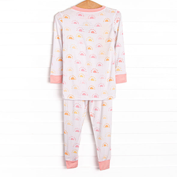 Early Riser Bamboo Pajama Set, Pink