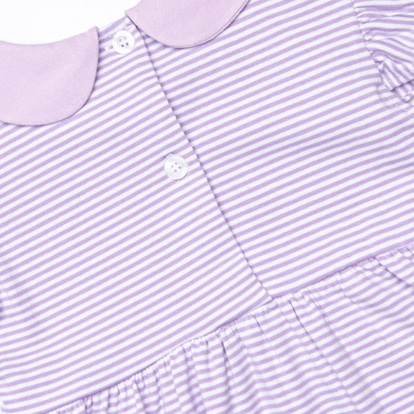 Pippa Dress, Purple Stripe