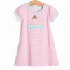 Balance Beam Applique Dress, Pink