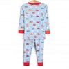 Sky Soaring Bamboo Pajama Set, Blue