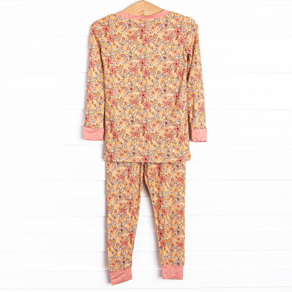 Unbe-leaf-able Bamboo Pajama Set, Yellow