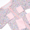 Pastel Poppies Bamboo Zippy Pajama, Pink